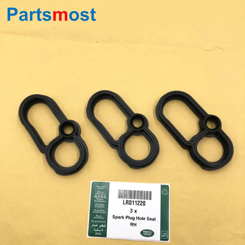 3.0L VALVE COVER GASKET LR089050 LR041869 SPARK PLUG SEAL LR011220 LR014345 FOR RANGE ROVER RR SPORT 14- LR4 NEW DISCOVERY VELAR