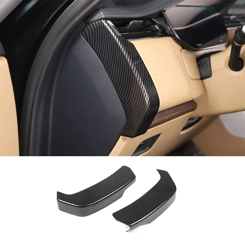 ABS Carbon Fiber Dashboard Side Decorative Panel Cover For Land Rover Range Rover Vogue L460 2023-24