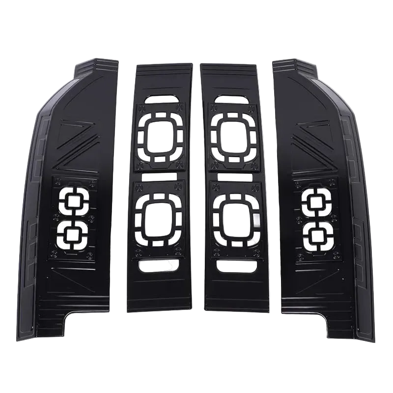 ABS Glossy black For Land Rover Defender 90 110 20-25 Car Rear Brake Light Wide Indicator Light Protective Net Cover Accessories