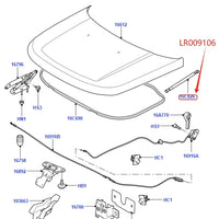 Thumbnail for 2pcs of Gas Lifts for Land Rover Discovery LR3 LR4 Bonnet Gas Spring LR009106 BKK780010 Tailgate Strut BHE780060 780012 LR086368