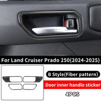 Thumbnail for Car Door Handle Inner bowl Decoration For Toyota Land Cruiser 250 2024 2025 Prado