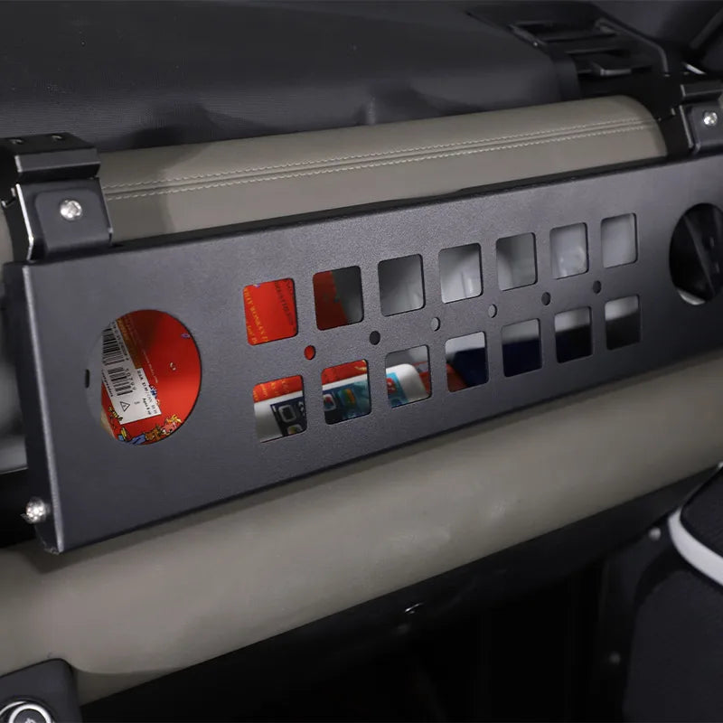 Co-Pilot Storage Rack Multifunctional Foldable Table Rack For Land Rover Defender 90 110 2020-2024