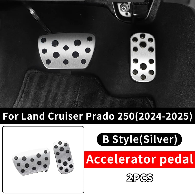 Stainless Steel pedals For Toyota Land Cruiser 250 2024