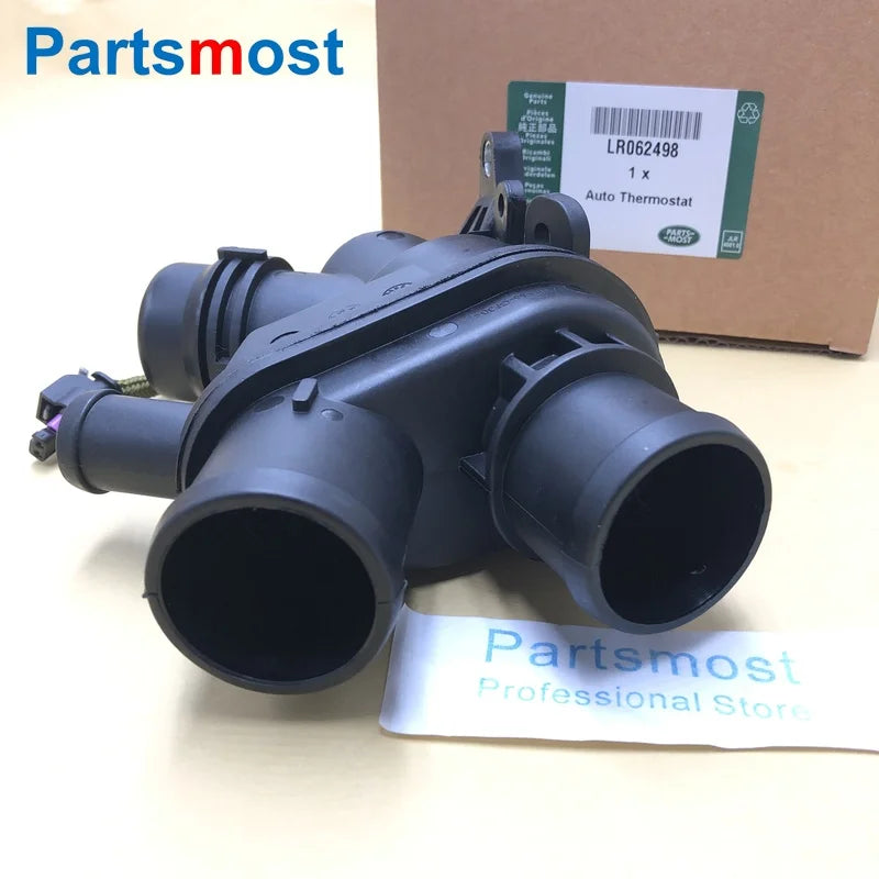 3.0 V6 Petrol Auto Thermostat Housing w/ Sensor for LR4 Range Rover RR Sport 14- New Discovery Velar LR062498 LR069809 LR095895
