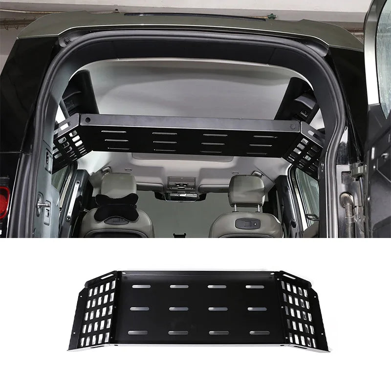 For Land Rover Defender 110 2020-2025 Aluminum Alloy Car Rear Racks Car Top Trunk Extension Rack Storage Bag Shelf Accessories