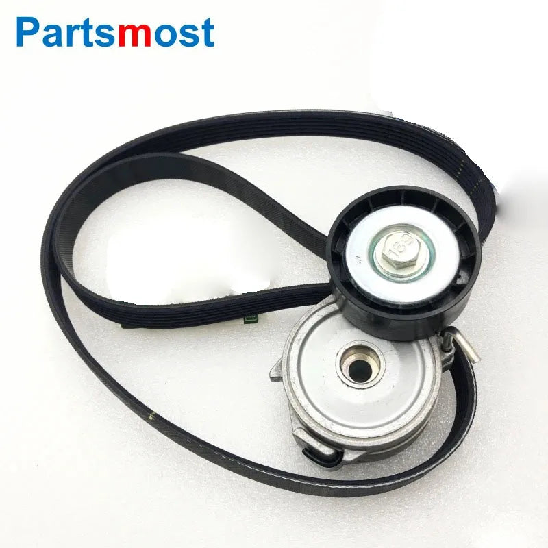 Genuine 2.2 Diesel Alternator Belt LR028881 LR060071 DAYCO APV2464 Tensioner LR003651 For LR2 Range Rover Evoque Discovery Sport
