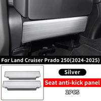 Thumbnail for Stainless Steel Seat Protection Kick Plate  For 2024 Toyota Land Cruiser Prado 250