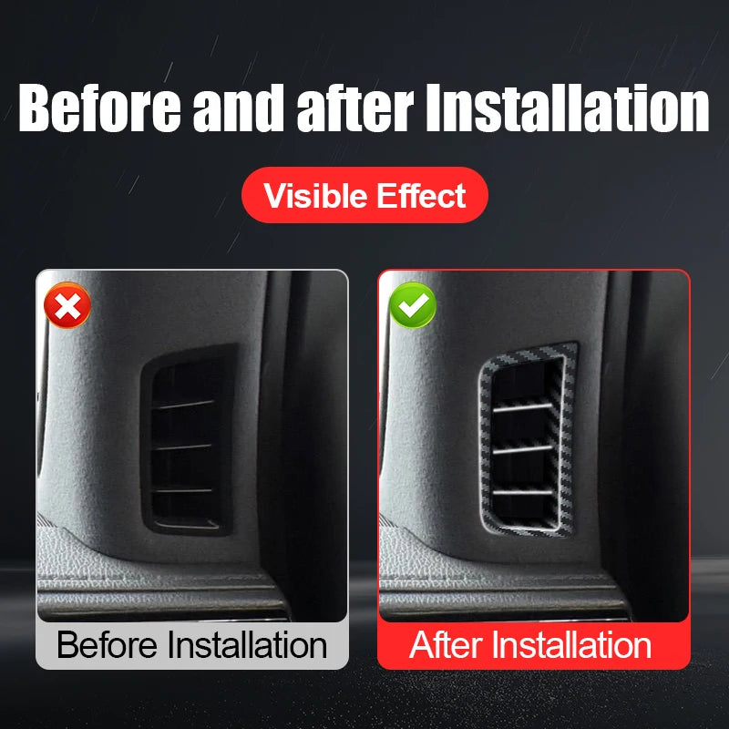 Air Conditioning Vent Decoration Protective Sticker For Toyota Land Cruiser 300 2021 2022 2024  LC300