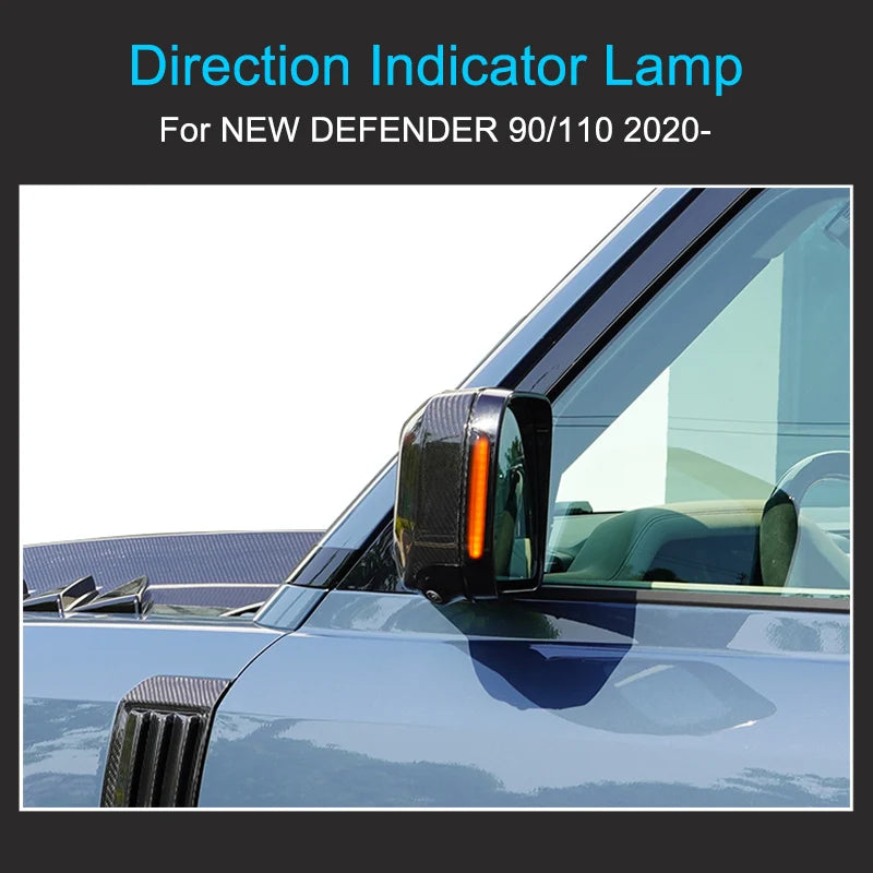 Side Mirror Dynamic Indicating Turning Lamps for Land Rover Defender 90 & 110 (2020-2024)