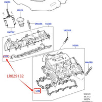 Thumbnail for 2.7 3.0L V6 DIESEL VALVE COVER GASKET FOR LAND ROVER LR3 LR4 RANGE ROVER SPORT ALL NEW DISCOVERY VELAR 1367767 LR166341 LR029132