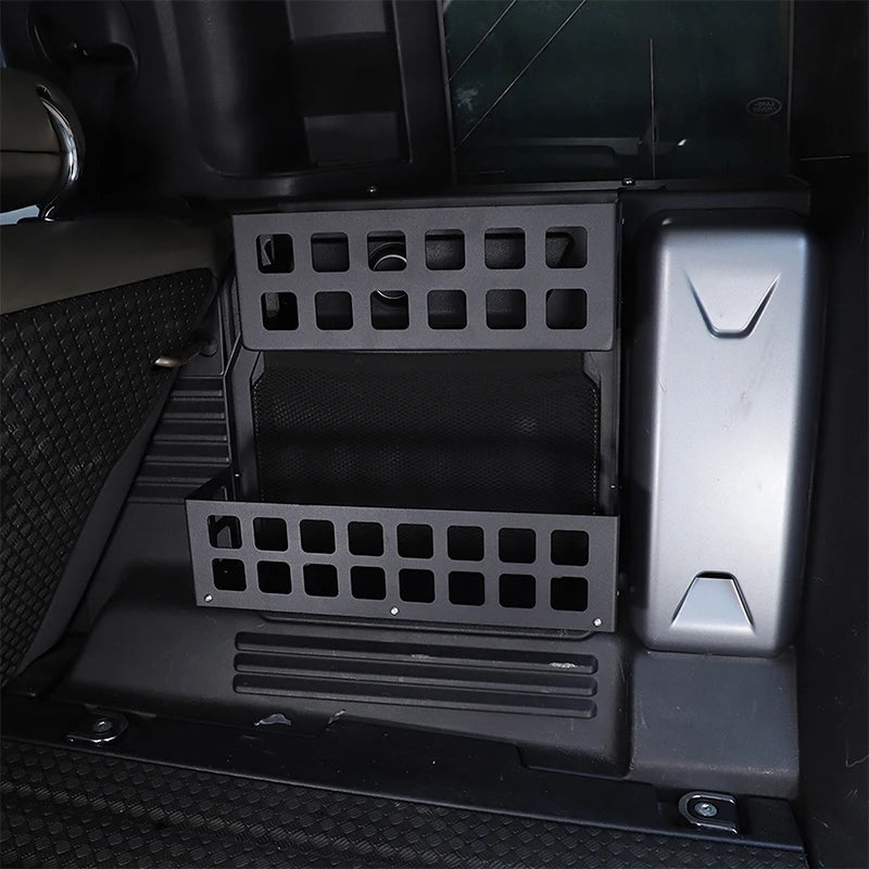 Aluminum alloy Trunk Right Storage Basket Multifunctional Storage Basket For Land Rover Defender 110 2020-2024