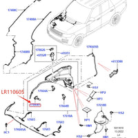 Thumbnail for Windshield Washer Fluid Low Level Sensor for Land Rover Range Rover 2013 RR Sport 2014- All New Discovery 2017 LR037568 LR110605