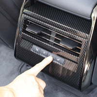 Thumbnail for Rear Air conditioning vent trims in ABS Carbon fibre For Land Rover Range Rover Sport L461 2023-2024