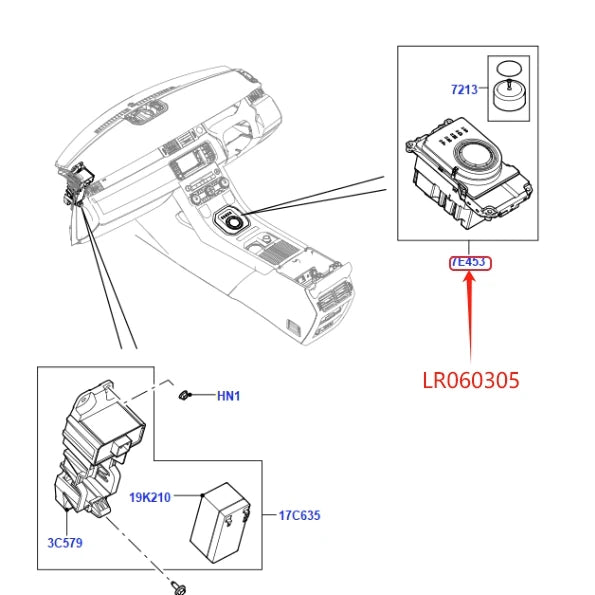GENUINE 6 SPEED GEAR SHIFTER CONTROL MODULE FOR LAND ROVER RANGE ROVER EVOQUE TRANSMISSION SHIFT MODULE ASSY LR024731 LR060305