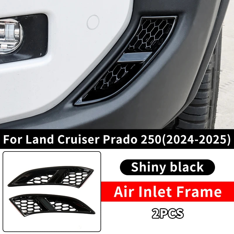 Front Bumper Air vents cover For Toyota Land Cruiser 250 2024 2025 Prado LC250