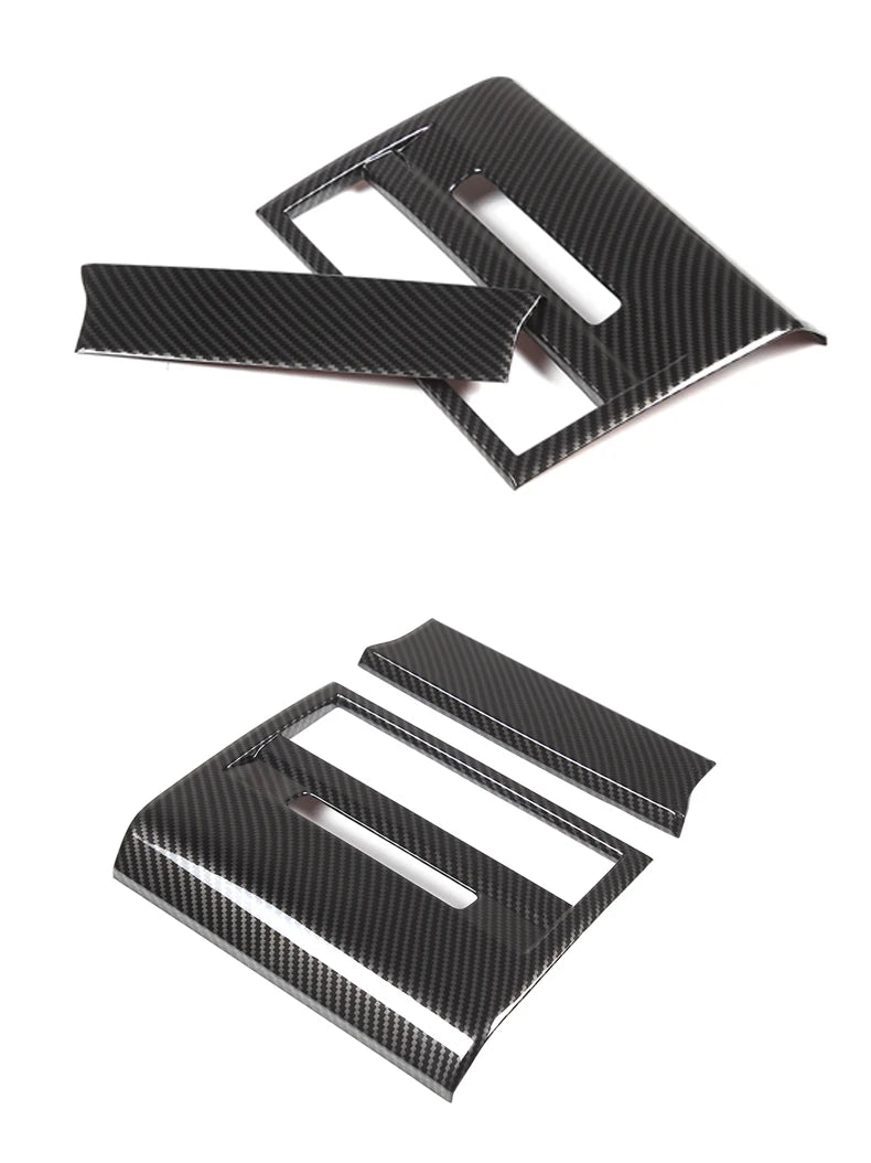 Rear Air conditioning vent trims in ABS Carbon fibre For Land Rover Range Rover Sport L461 2023-2024