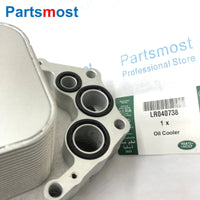Thumbnail for 3.0 V6 DIESEL OIL COOLER WITH O'RING GASKETS FOR LAND ROVER DISCOVERY 4 RANGE ROVER RR SPORT OIL RADIATOR BASE LR013149 LR040738
