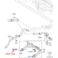 Thumbnail for 3.0L V6 Heater Manifold Tube With Sensor For Land Rover Discovery LR4 Range Rover RR Sport Coolant Water Pipe LR041788 LR109401