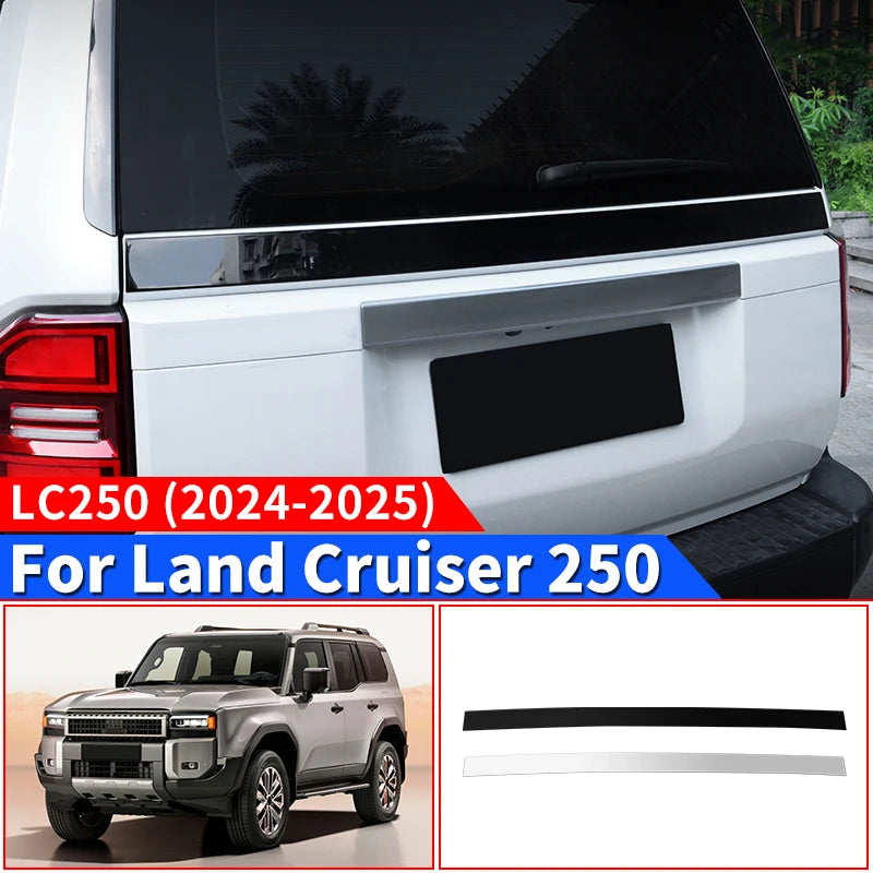 Tailgate Decoration Bright strip For Toyota Land Cruiser 250 Prado