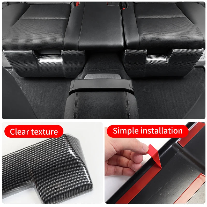 Second Row Seat Bottom Protective Cover Accessories For Toyota Land Cruiser 250 2024 2025 Prado LC250