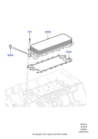 Thumbnail for GENUINE OIL COOLER GASKET FOR LAND ROVER 5.0L V8 RANGE ROVER 2010-2012 VELAR / 3.0L V6 NEW DISCOVERY LR4 RR SPORT 2014- LR010770