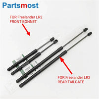 Thumbnail for 2pcs Gas Struts for Land Rover LR2 Freelander 2 Bonnet / Tailgate Gas Spring Lifts Hood Support 6H5216C826BD LR001773 / LR002104