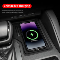 Thumbnail for Prado center console Wireless Charger Silicone Protection Pad For Toyota Land Cruiser 250 2024