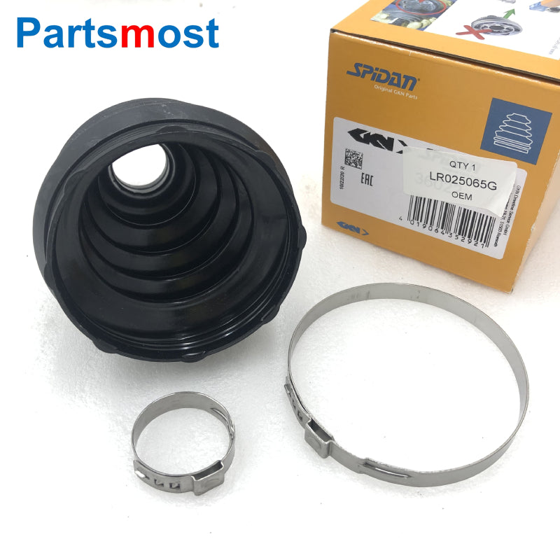 Front Outer Inner CV Joint Boot Kit for Range Rover Evoque Discovery Sport RH Left Axle Boot GKN 36022 36178 LR025065 LR025066