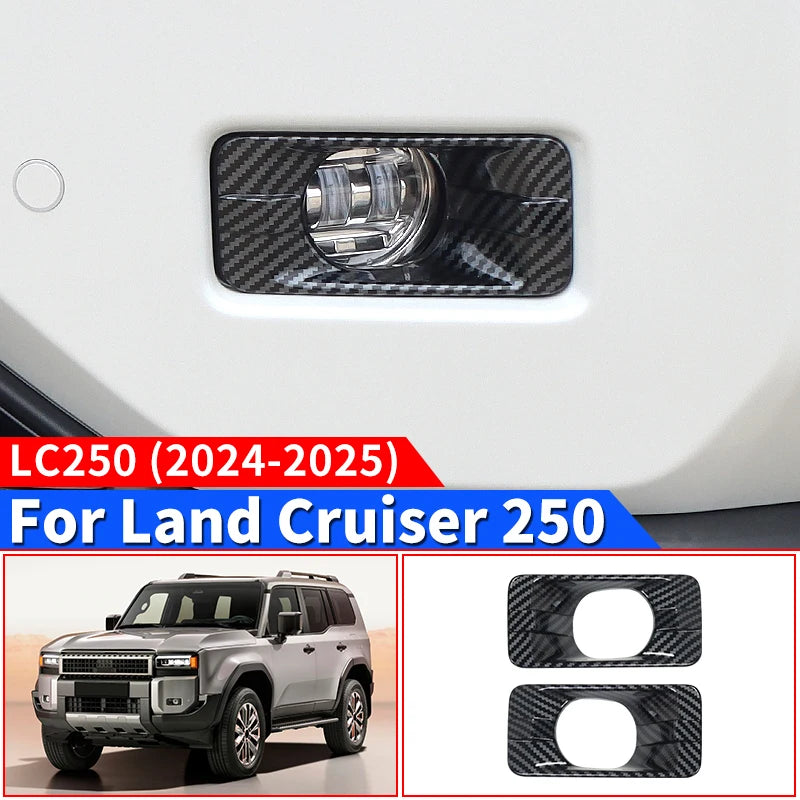 Front Fog Lamp Decoration For Toyota Land Cruiser 250 2024 2025 Prado LC250