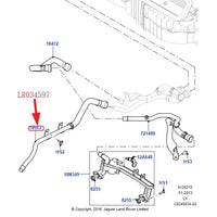 Thumbnail for WATER HEATER HOSE FOR 3.0T 5.0L 5.0T LAND ROVER RANGE ROVER 2013- RANGE ROVER SPORT 2014- ALL NEW DISCOVERY V L462 2017 LR034597