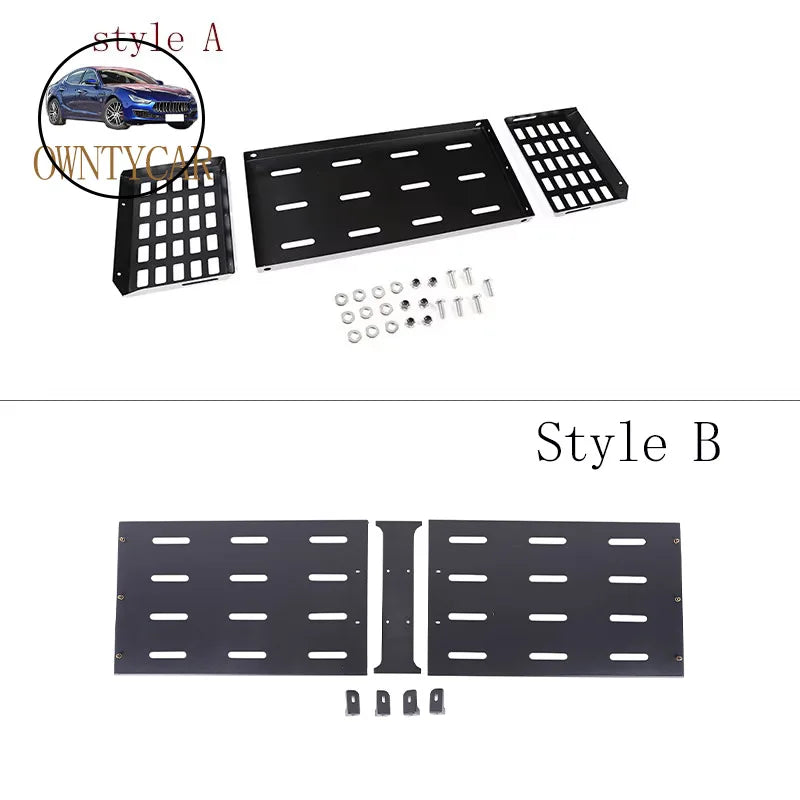 Aluminum Car Trunk Luggage Storage Shelves Multifunctional Storage Pallet Rack For Land Rover Defender 2020-2025