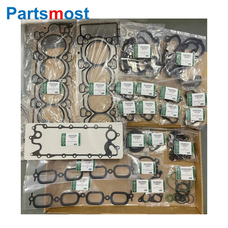 5.0 PETROL ENGINE OVERHAUL GASKET SET FOR RANGE ROVER SPORT DISCOVERY VELAR LR026141 LR026142 LR010882 010789 LR043721 LR078819