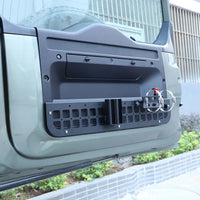 Thumbnail for Aluminum Alloy Black Car Tailgate Tool Fixing Bracket Panel Cover For Land Rover Defender 90 110 130 20-24