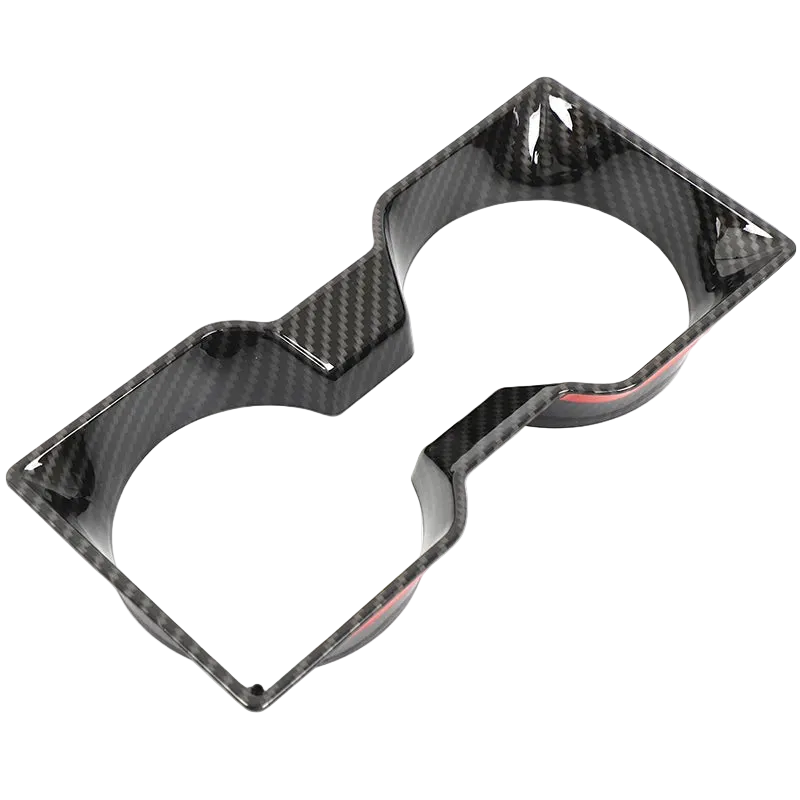 ABS Carbon Fiber Central Control Water Cup Decorative Frame Cover For Land Rover Defender 90 110 130 2025