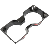 Thumbnail for ABS Carbon Fiber Central Control Water Cup Decorative Frame Cover For Land Rover Defender 90 110 130 2025