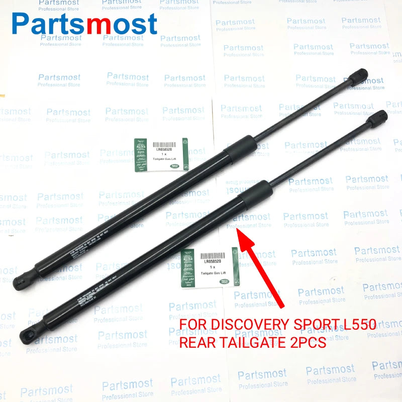 New 2 pieces of Tailgate Gas Lifts for Land Rover Discovery Sport L550 2015 to 2020 Rear Strut Gas Spring FK72406A10AB LR058520