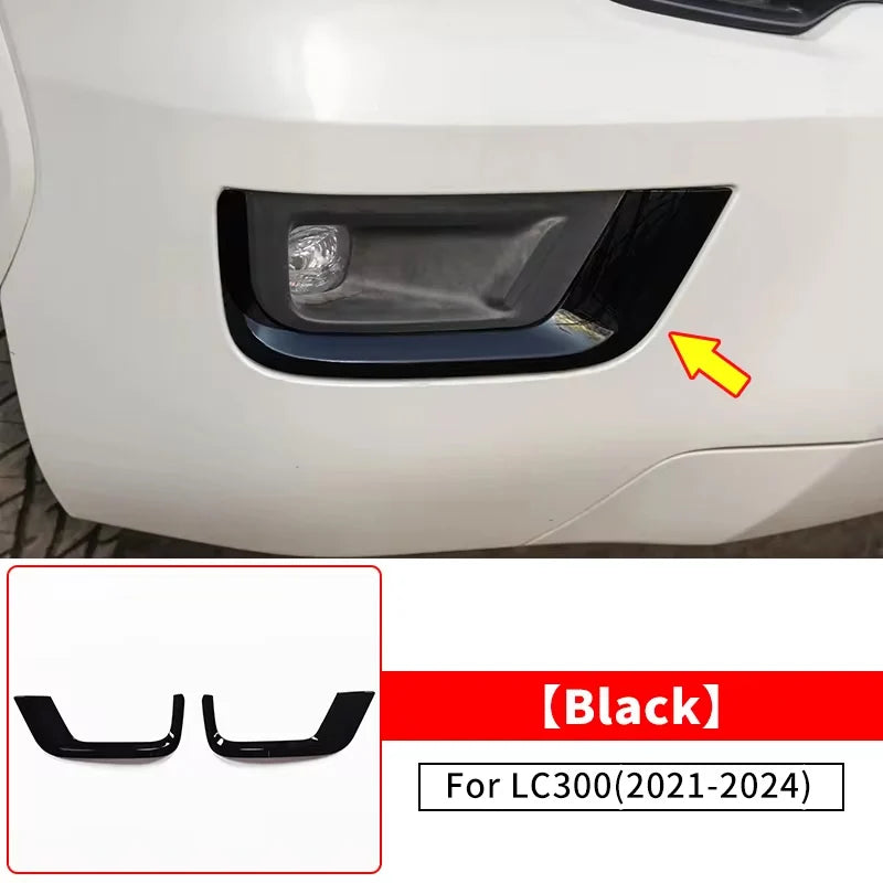 Front Fog Lamp Decoration  Strip LC300 For Toyota Land Cruiser 300 2021 2022 2024