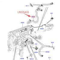 Thumbnail for GENUINE 2.0 TURBO PETROL EXPANSION TANK LOWER HOSE FOR LAND ROVER RANGE ROVER EVOQUE 2012-2018 DISCOVERY SPORT LR024241 LR035435