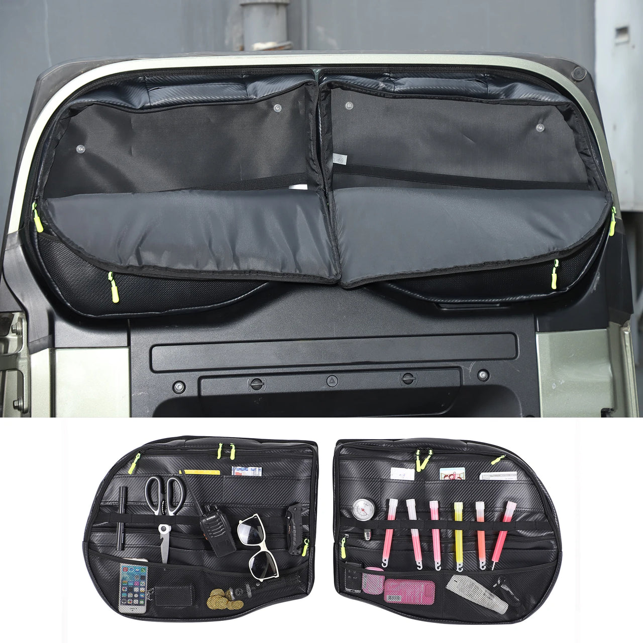 Tailgate Window Storage Bag For Land Rover Defender 90 110 130 2020+