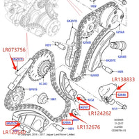 Thumbnail for 2.0 Diesel AJ200D Timing Chain Guide arm kit for RR Sport Velar Evoque LR073755 756 761 120540 124262 084294 138833 132675 32676