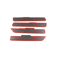Thumbnail for Stainless Steel Black Car Interior Door Decorative Panel Sticker For Land Rover Defender 110 2020-2025