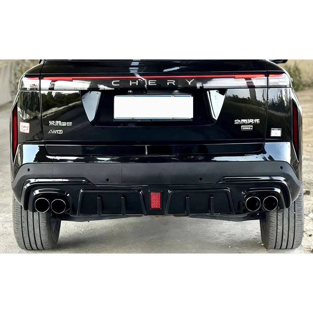 Rear Bumper Lip Diffuser Spoiler Body Kit For JAECOO J7 2022-25