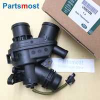Thumbnail for 3.0 V6 Petrol Auto Thermostat Housing w/ Sensor for LR4 Range Rover RR Sport 14- New Discovery Velar LR062498 LR069809 LR095895