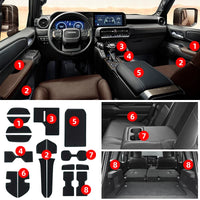 Thumbnail for Inteiro anti slip mats For Toyota Land Cruiser 250 2024 2025 Prado LC250