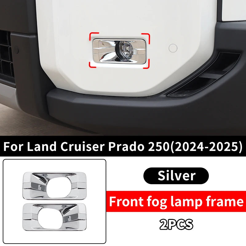 Front Fog Lamp Decoration For Toyota Land Cruiser 250 2024 2025 Prado LC250