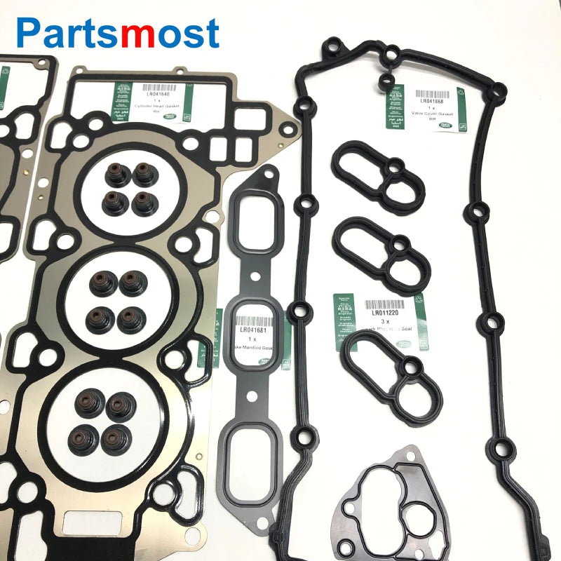 3.0 PETROL ENGINE OVERHAUL GASKET SET FOR RANGE ROVER SPORT DISCOVERY VELAR LR105300 105301 LR041681 41868 41869 043721 LR078819