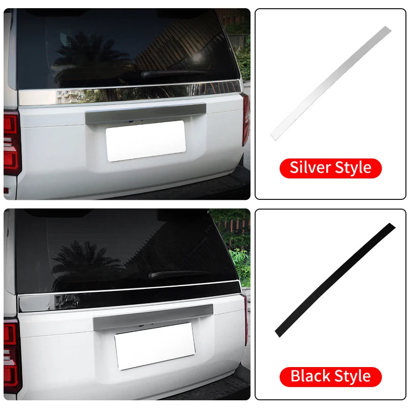 Tailgate Decoration Bright strip For Toyota Land Cruiser 250 Prado