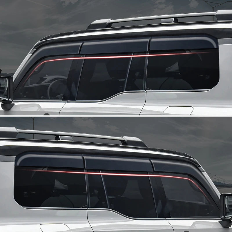 Side window deflector,rain guard visor For Toyota Land Cruiser 250 Prado Lc250 2024