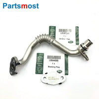 Thumbnail for 3.0 V6 Modified Turbo Oil Return Pipe LR087351 or Blanking Plug LR044555 for Range Rover RR Sport Velar Discovery 4 Jaguar XF XJ