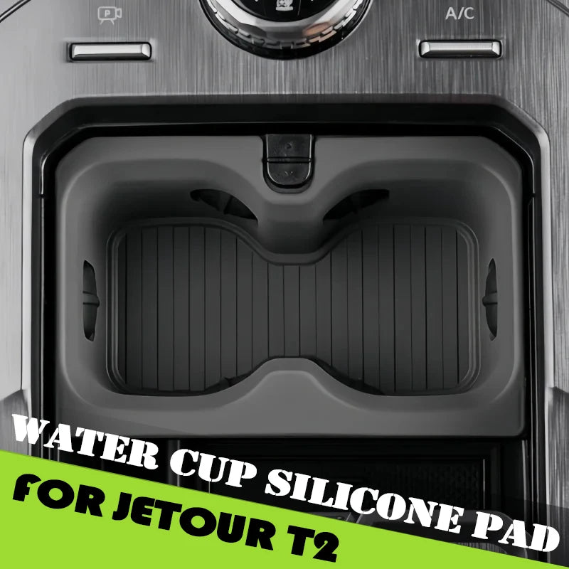 Central Control Water Cup Silicone Pad Fit for Jetour Traveler T2 2023